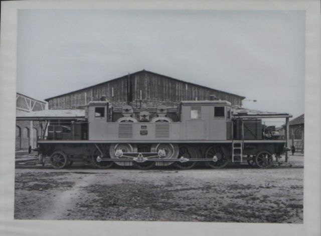 Locomotiva elettrica – Foto storica