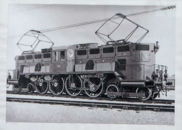 Locomotiva elettrica – Foto storica