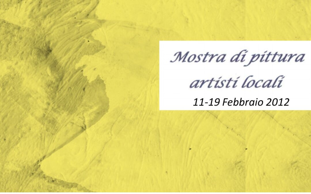 Mostra di pittura con artisti locali