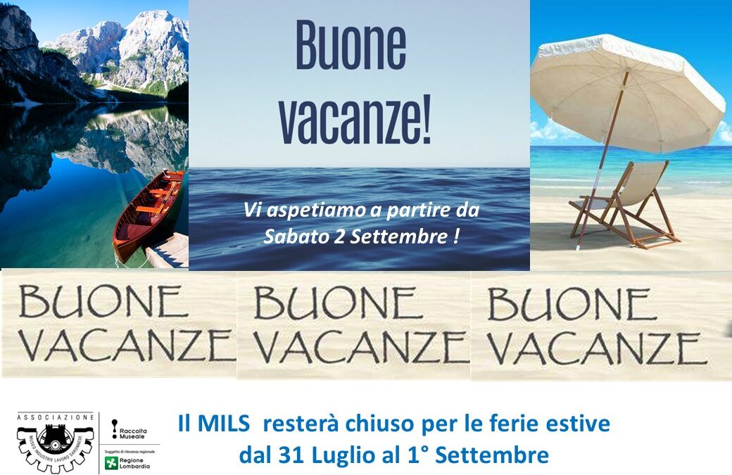 Buone vacanze a tutti!